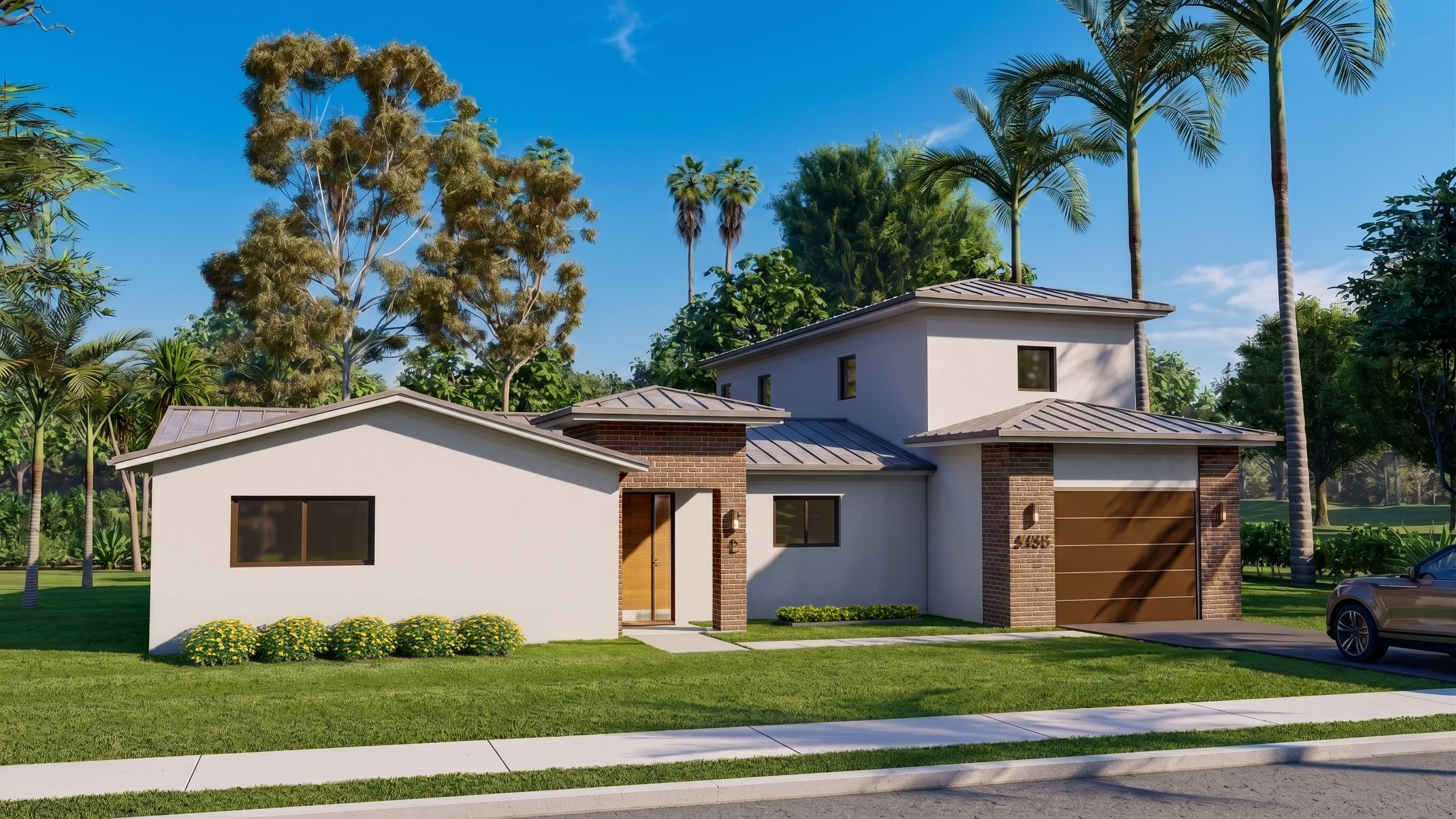 1030 NE 176th Street — renovation and addition rendering, after view